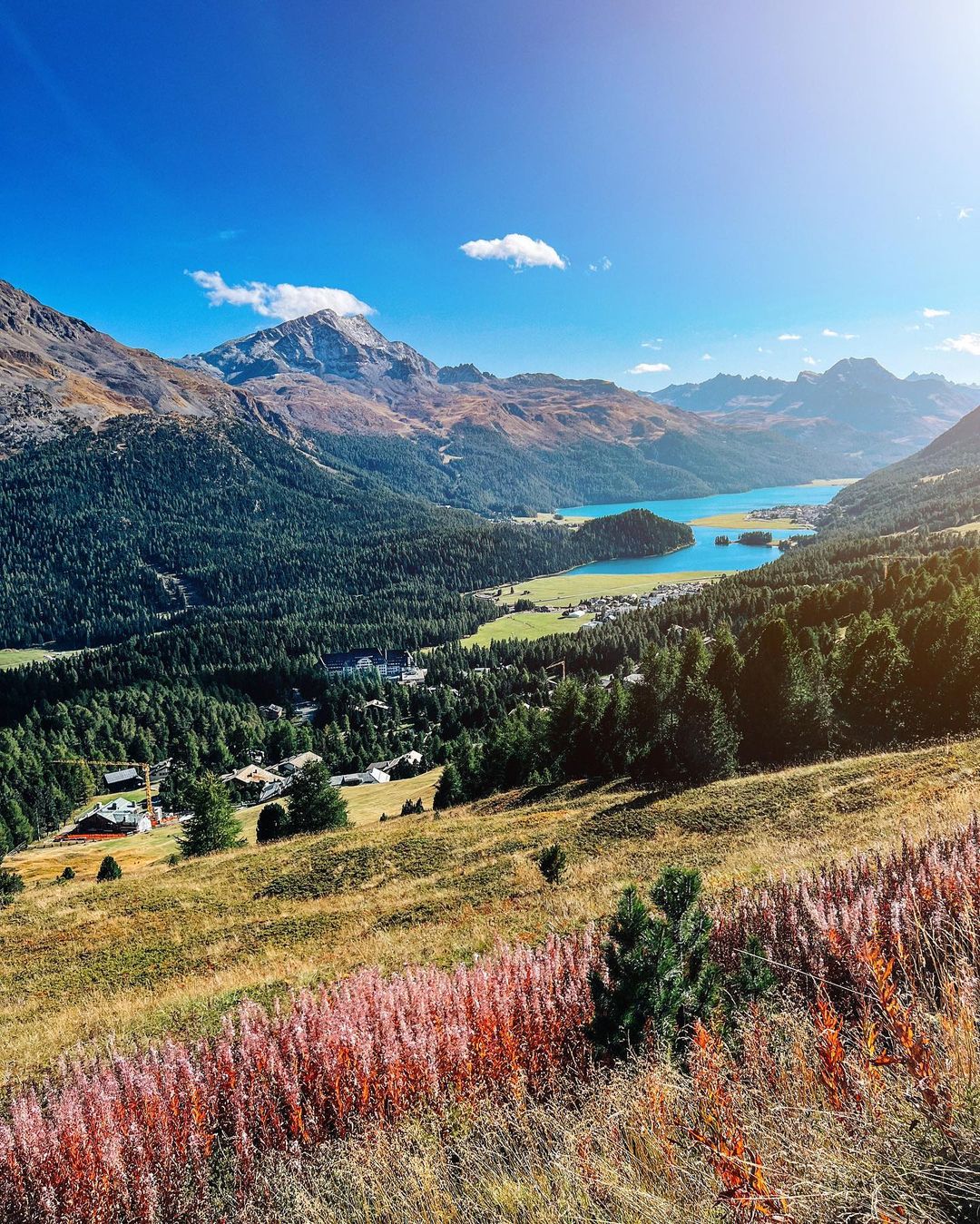 3. St. Moritz mountain view